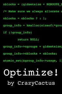 Optimize!